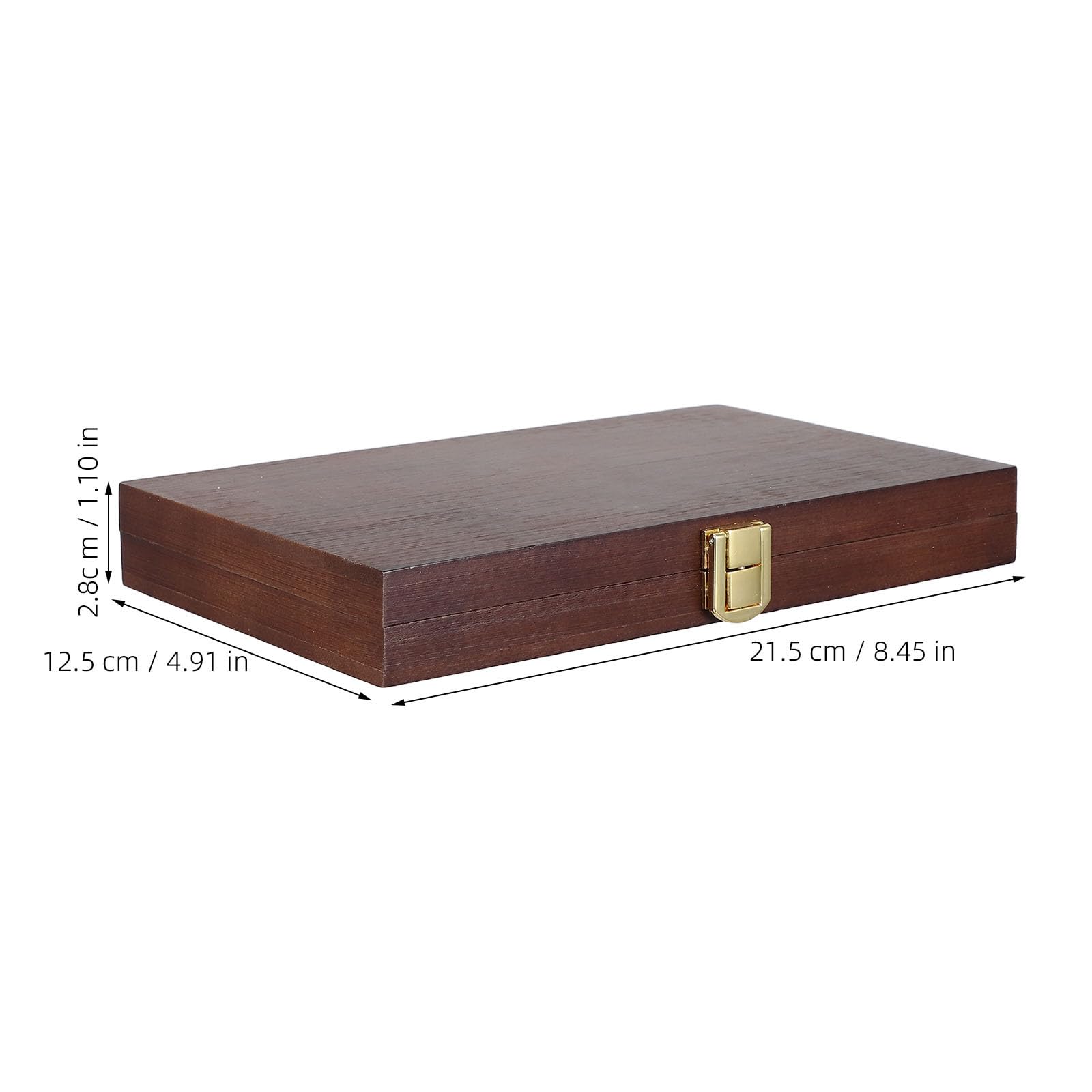 Lurrose Boîte Palette Aquarelle en Bois, 60 Compartiments, Godets de 2 ML