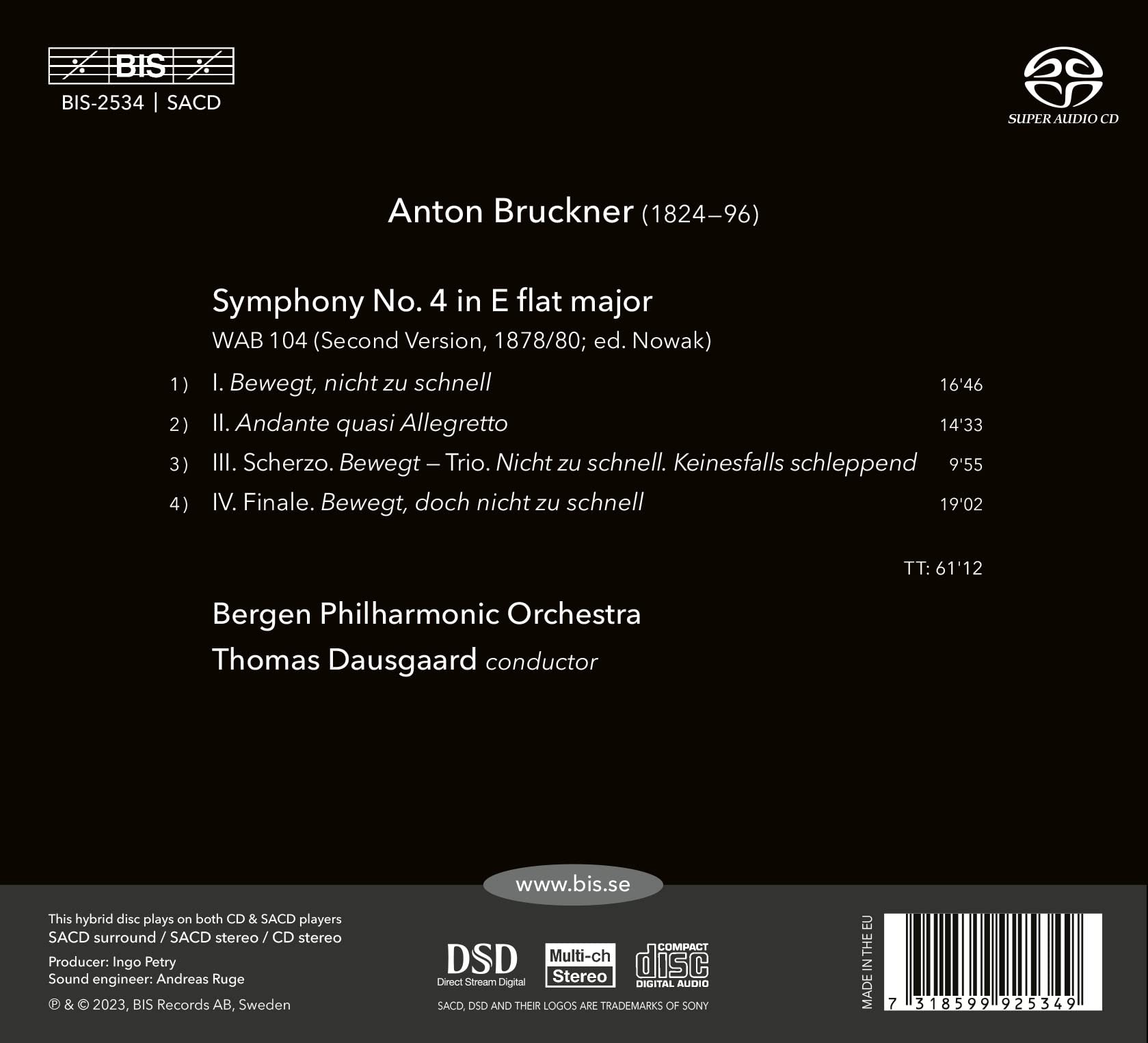 Anton Bruckner: Symphony No. 4