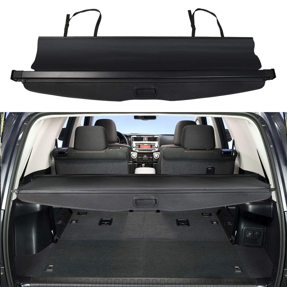 cargo cover for toyota 4runner accessories 2010-2022 2023 2024 rear trunk shade cargo cover