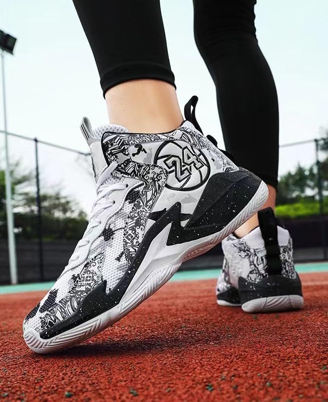 Image of Men's Basketball Shoes Fashion Printed Sneakers