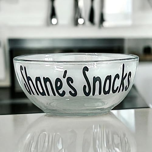 Miniatura 9 de Bow Flip Flops Cuenco de helado personalizado, plato de postre de vidrio personalizado o cuenco de cereales, aperitivos para sopa o yogur, regalo