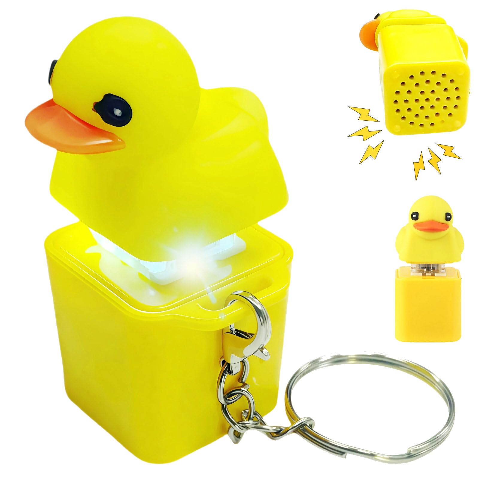 Amazon.com: Duck Quacking Fidget Toy - Duckys Duck Keychain with