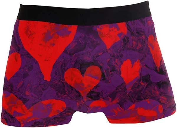 ZZKKO Stretchy Fashion Men's Underwear Boxer Briefs Breathable Summer Sports