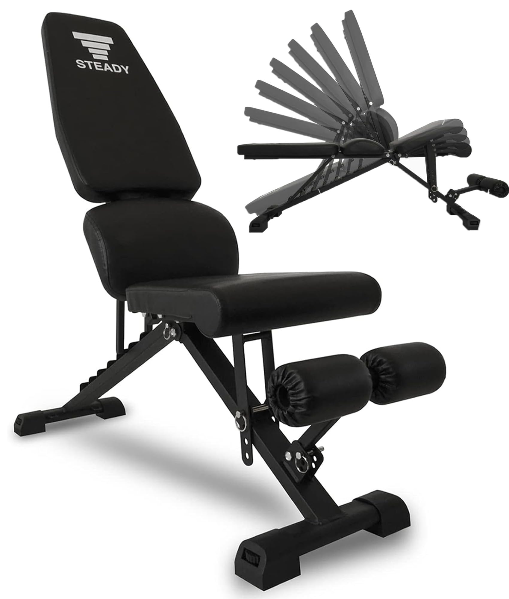 STEADY★トレーニングベンチ★スタンダードタイプ Amazon.co.jp: STEADY トレーニングベンチ【耐荷重300kg/背面×座面の