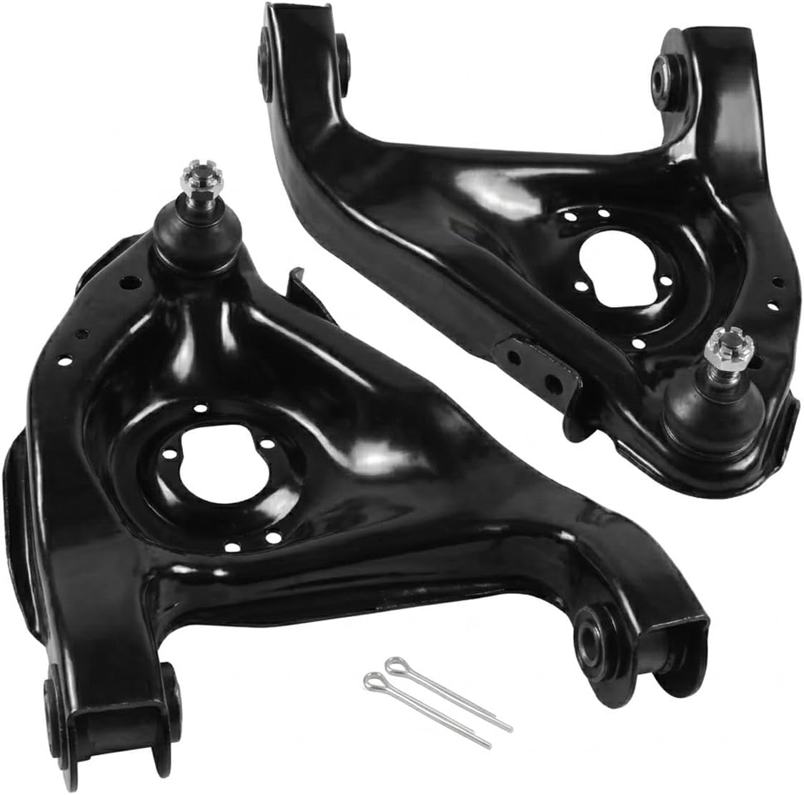 6PCS Suspension Kit Fits for Chevy Equinox 2005-2009, for Pontiac Torrent 2006-2009, for Saturn Vue 2002-2007 Front Lower Control Arm w/Ball Joints K621129 K621136 K80461 K80460 ES800030