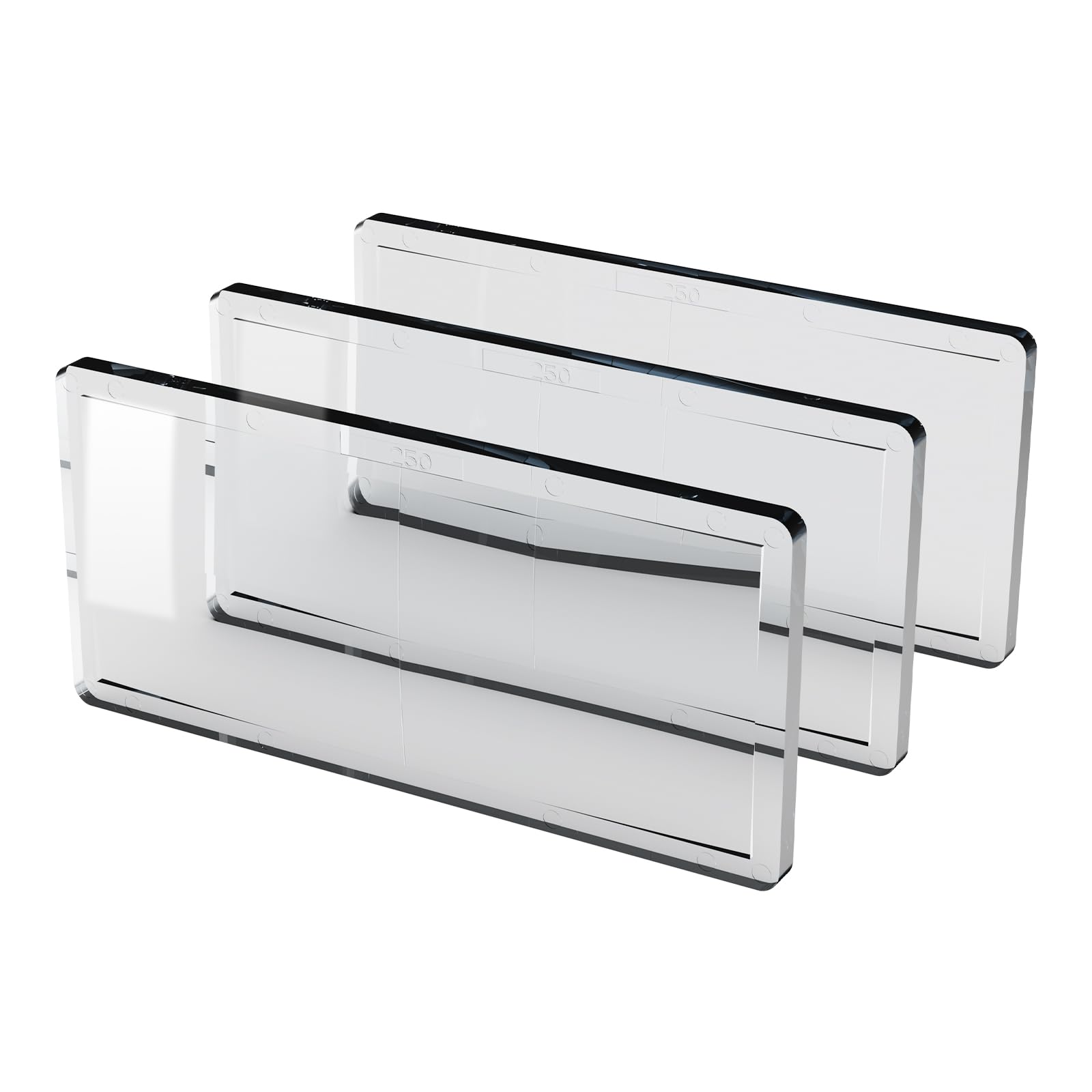 Lentilles grossissantes pour soudage de précision S2,5 Loupe insert casque polycarbonate x3