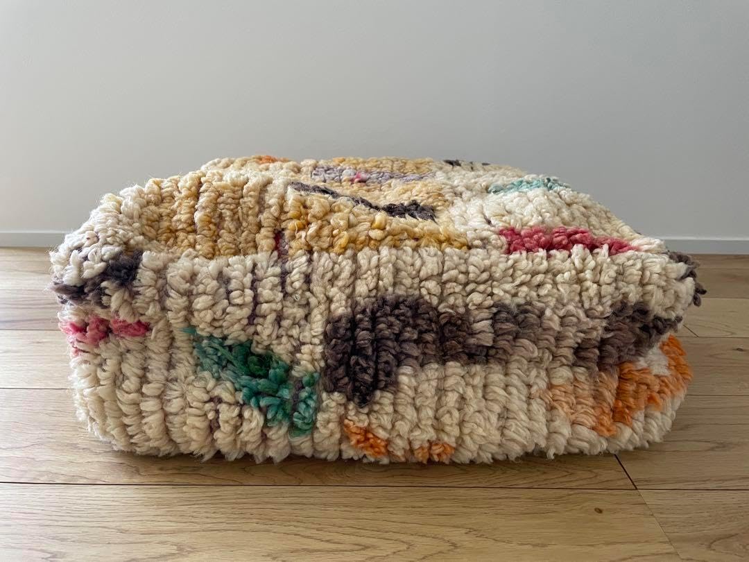 モロッコ プフ pouf アジラル オットマン クッション ラグ 147