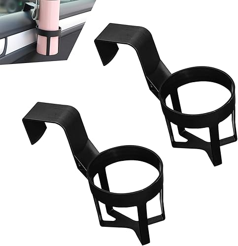 2 portavasos para automóvil, 2.8 x 5.5 pulgadas, portátil, multifuncional, soporte de almacenamiento de vasos para vehículos, diseño de inserción,