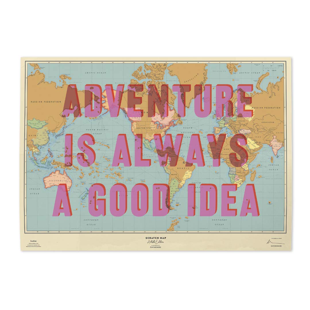 Buy Luckies of London Scratch Motivational Wall Art Scratch Off Of