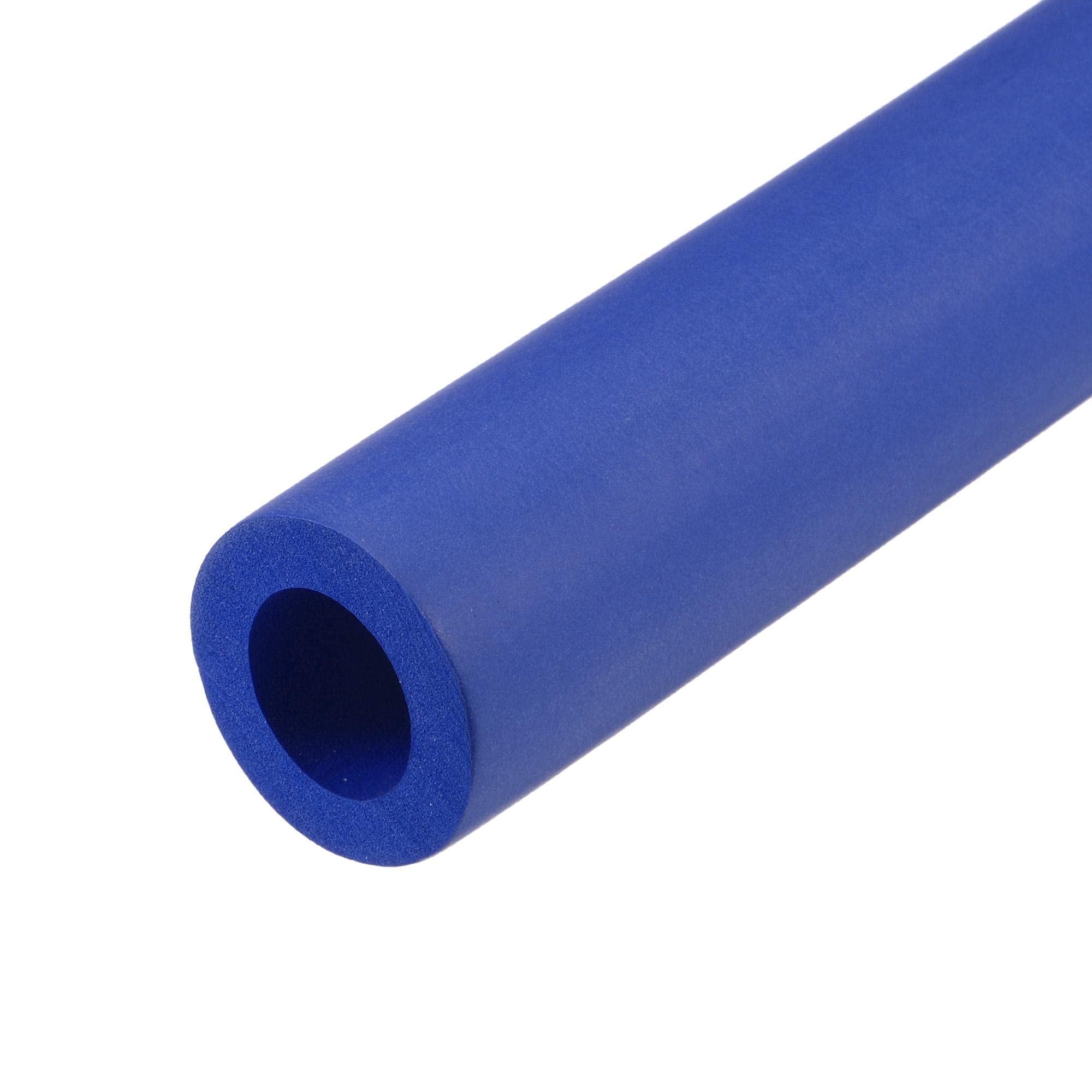 uxcell Foam Tubing for Handle Grip Support, 18mm ID 30mm OD 1m Length Blue