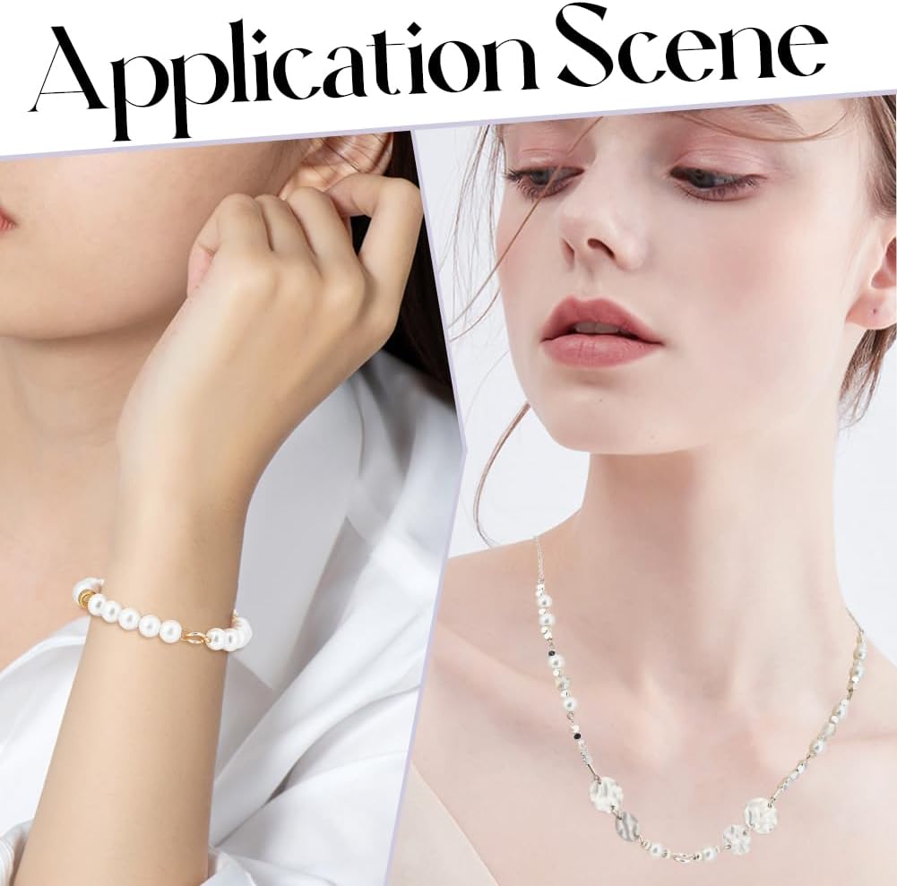 Beebeecraft 1 Box 50Pcs Locking Jump Ring OD 5.5mm ID 3mm 18K Gold & 925 Sterling Silver Plated Round Connector Split Jump Rings Open O Ring for Charms Necklaces Pendants Bracelets Making Jewelry - Image 4