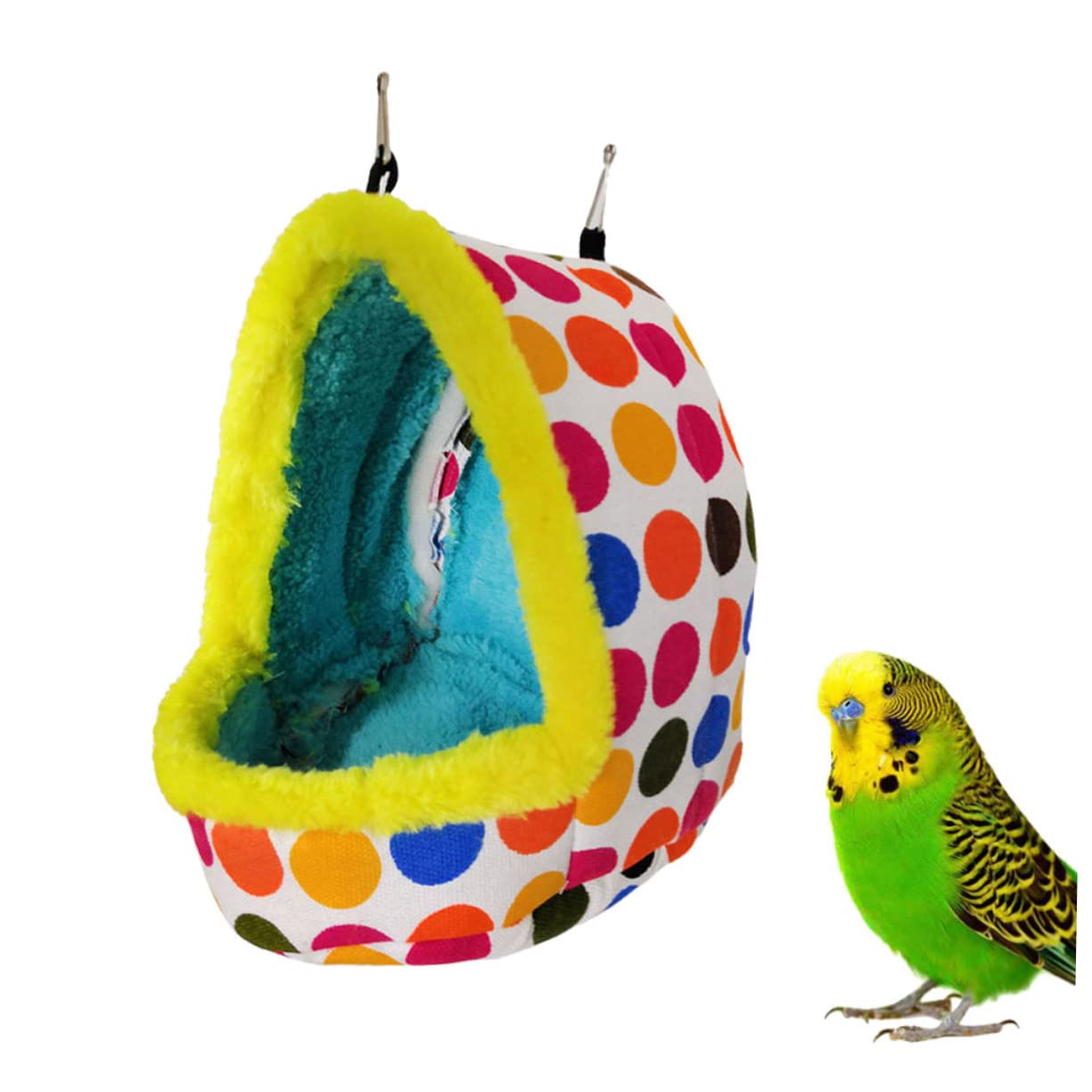 3piezas Acolchado para Aves Nido De Invierno y para Periquitos y Agapornis Grande para Descanso y Interiores