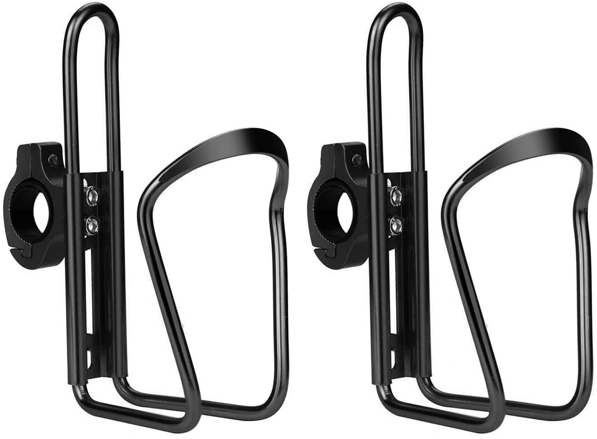 Portabidones para bicicleta de montaña SSDD con agarre seguro de aluminio negro pack de 5
