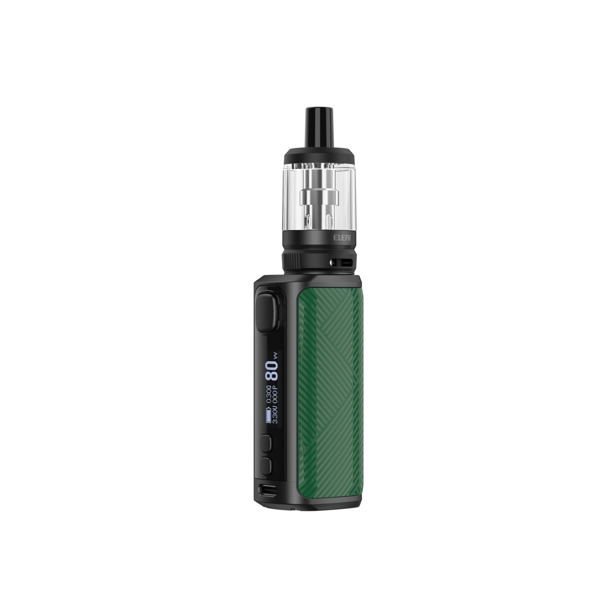 Eleaf iStick i80 Sigaretta Elettronica 80W da Polmone - Svapo Kit con Batteria Integrata 3000mAh, Display, Atom Melo C 5ml, Coil 0.5 e 0.3 - (Senza Sticks, E-liquids o Ricariche) (Green) : Eleaf iStick i80 Sigaretta Elettronica 80W da Polmone - Svapo Kit con Batteria Integrata 3000mAh, Display, Atom Melo C 5ml, Coil 0.5 e 0.3 - (Senza Sticks, E-liquids o Ricariche) (Green) :