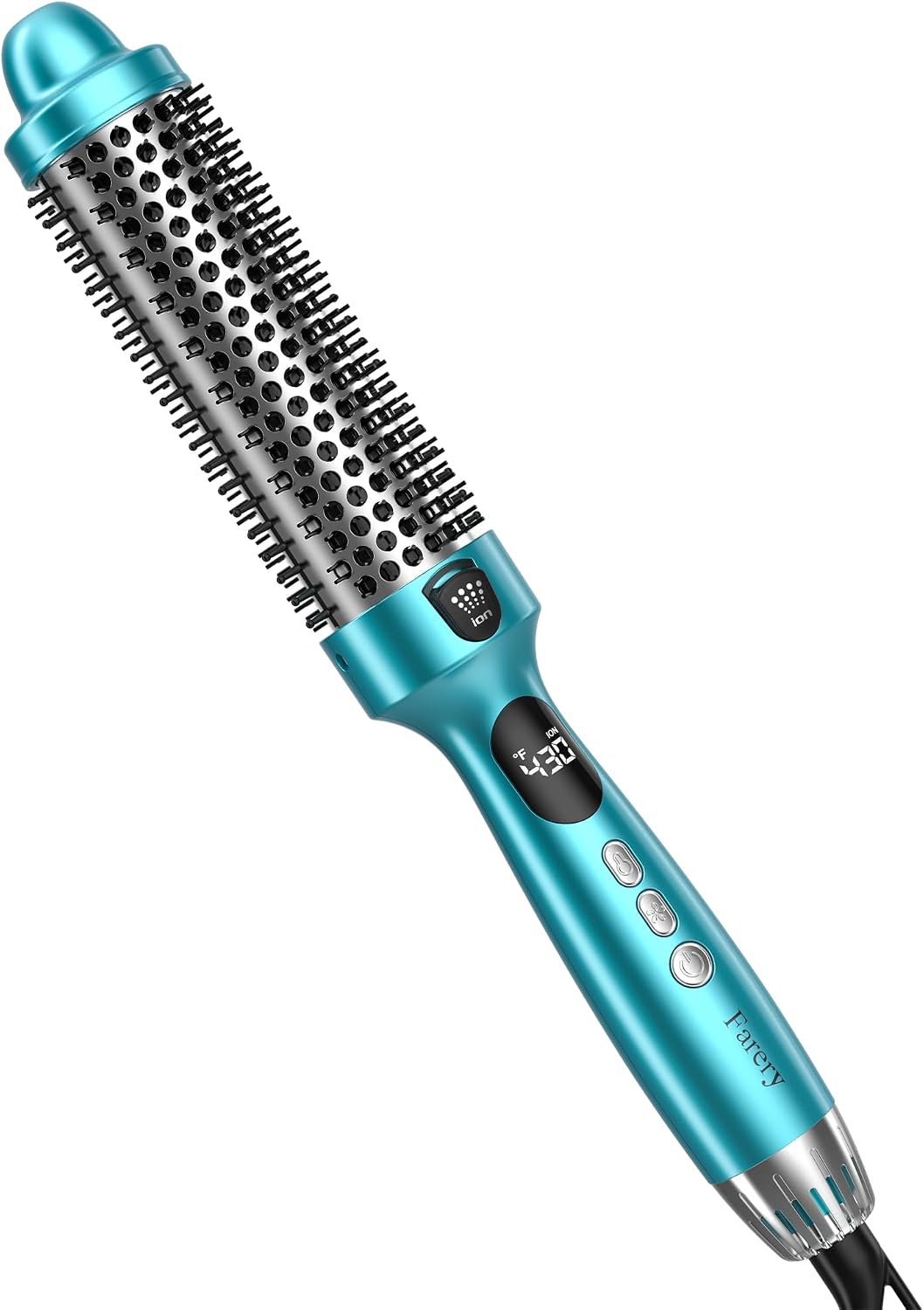 Farery Thermal Brush 1.5 Inch, Ceramic Curling Iron for Medium & Long Hair