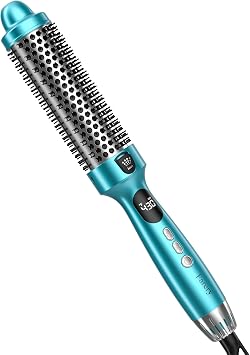 Farery Thermal Brush 1.5 Inch, Ceramic Curling Iron for Medium & Long Hair