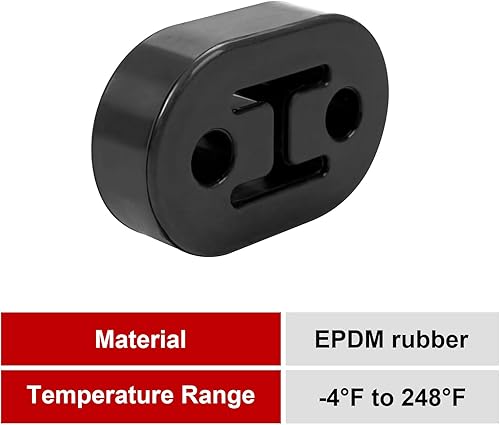 Miniatura 8 de Silenciador de escape 15092802 compatible con Silverado Sierra Yukon Savana Sierra 1500 2500 3500 HD, Yukon Tahoe 2000-2018, colgador de marco de