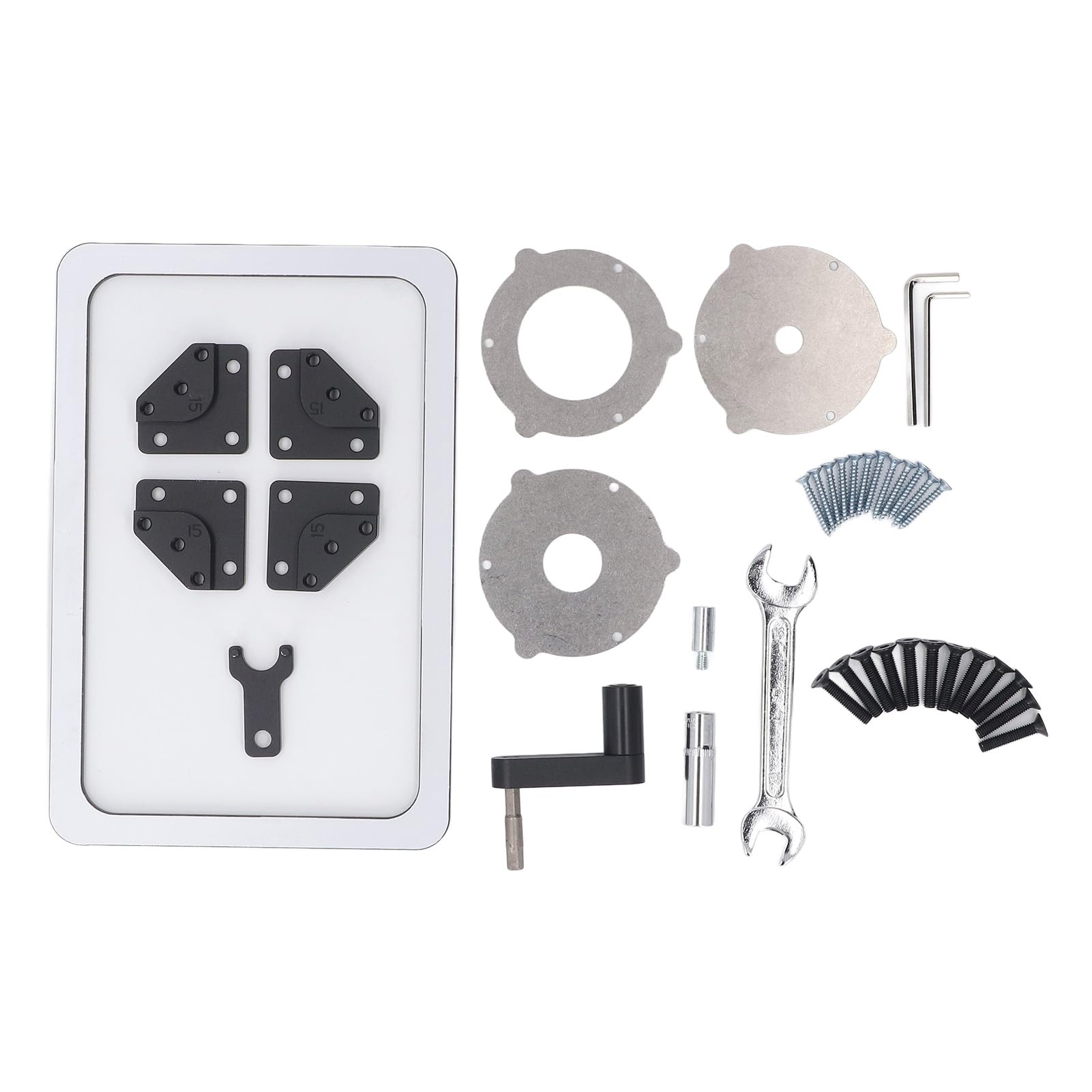 Generic di Sollevamento del Tavolo del Router Utensile Rotante Durevole in Lega di Alluminio per Progetti di Lavorazione del Legno Facile Regolazione Dell'altezza