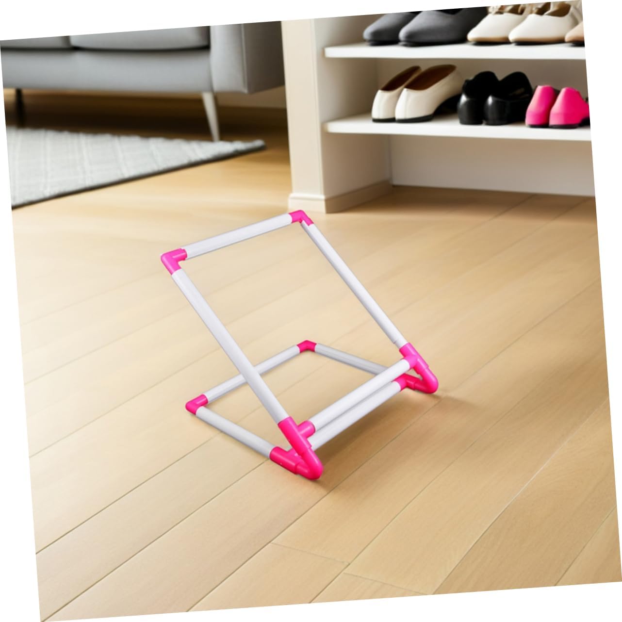Embroidery Frame Table Stand Durable Cross Stitch Holder for Quilting and Stitching Crafts Enhanced Stability and Support System Easy to Clean and Maintain for Crafting Projects