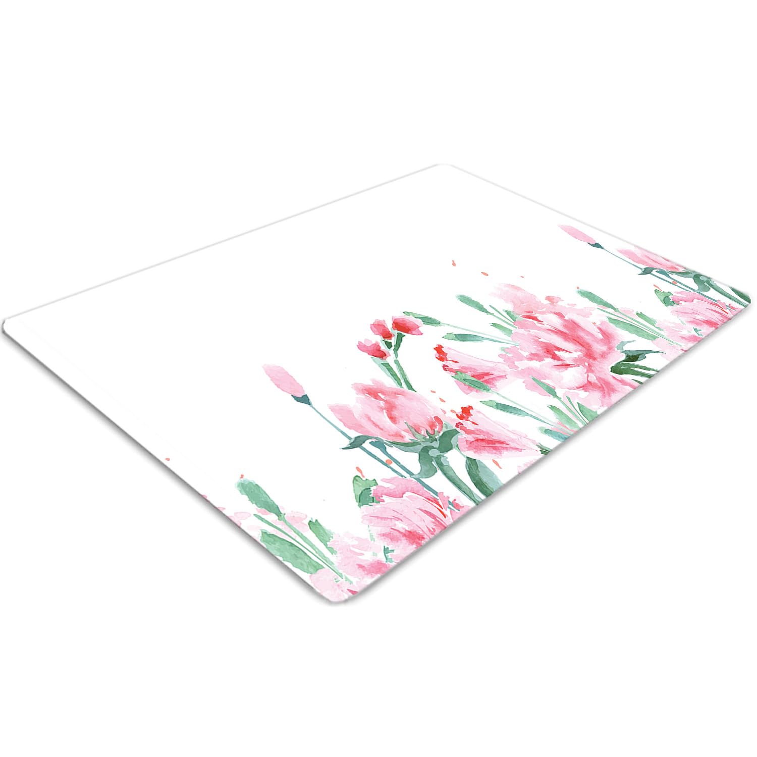 Tapis de chaise 120x90 cm rectangulaire en PVC transparent pour la protection du sol de bureau
