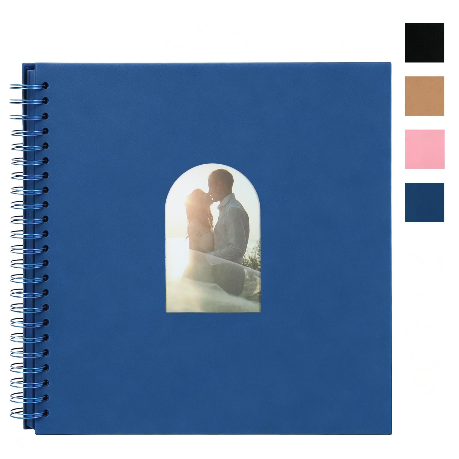 RECUTMS Album per scrapbooking, 60 pagine, in carta kraft, 30,5 x 30,5 cm