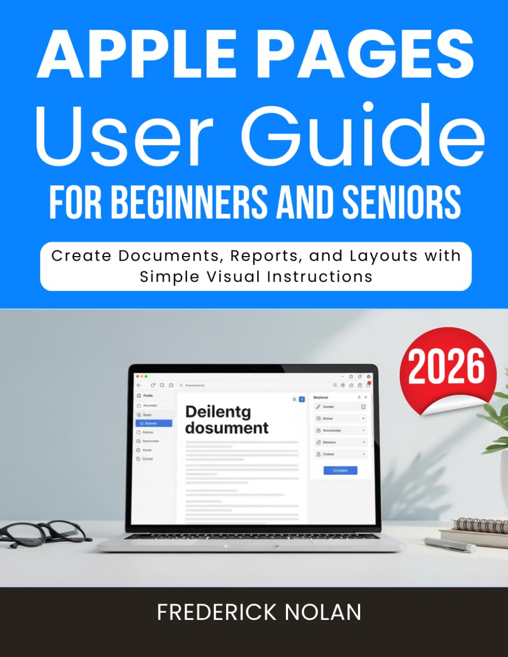APPLE PAGES USER GUIDE FOR BEGINNERS AND SENIORS: Create Documents, Reports, and Layouts with Simple Visual Instructions