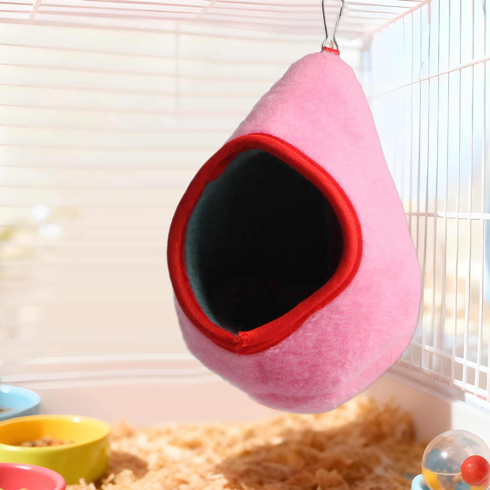 Amaca per criceti fantasia - Soffice sospeso, comodo in peluche con ganci, materiale durevole lavabile, casetta sospesa per criceti dorati e piccoli animali domestici | Accessorio decorativ