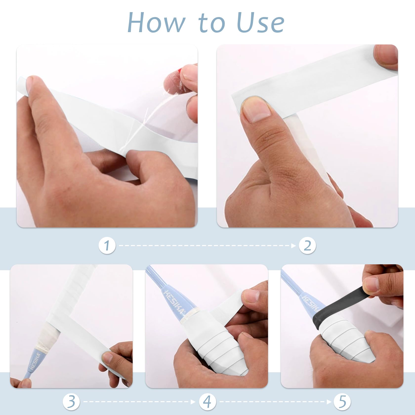 Raquette Grip Antidérapant Perforé Super Absorbant... – Grandado