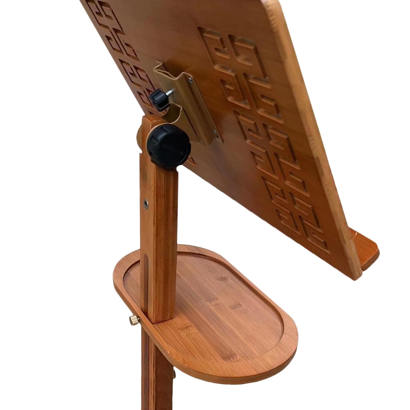 Soporte Para Partituras Con Estante, Soporte Para Teléfono, Diseño Hueco, Soporte De Música Profesional Ajustable En Altura Para Interpretación Instrumental