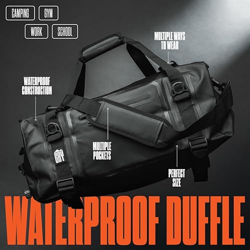 Miniatura 2 de GBY - Bolsa seca impermeable para aventuras al aire libre - Bolsa de lona de 56 litros para campamento, viajes, deportes, gimnasio - Gran