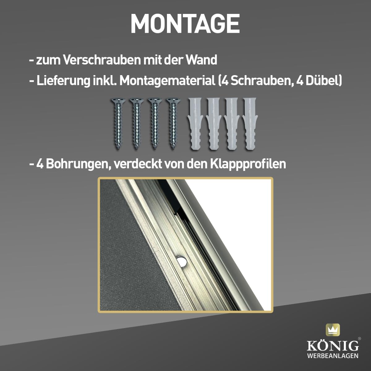 Dreifke 5 Plakatrahmen DIN A3 | 25mm Aluminium Profil, schwarz | inkl. entspiegelter Schutzscheibe | Alu Klapprahmen Wechselrahmen Posterrahmen | 5er Sparpack