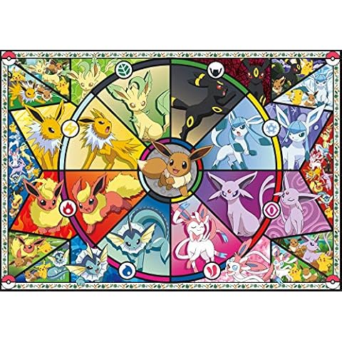 Buffalo Games - Pokémon - Eevee's Stained Glass - 500 Piece Jigsaw Puzzle Cover