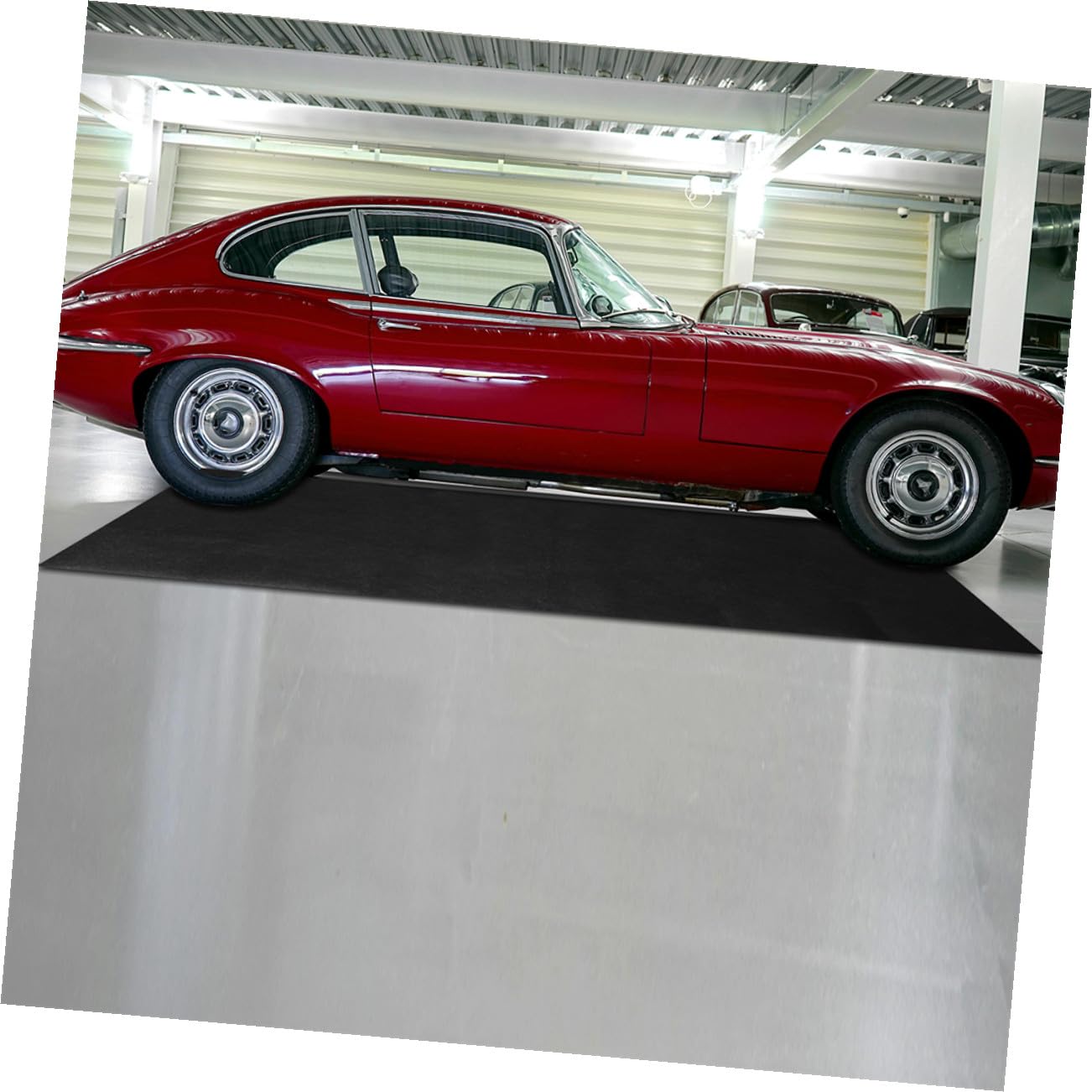 FOMIYES Ölauffangmatte Garage 36x72cm aus Robusten Fasern Waschbar und rutschfest Bodenmatte für Autofußboden Werkstatt und Garagenbodenschutz gegen Ölflecken