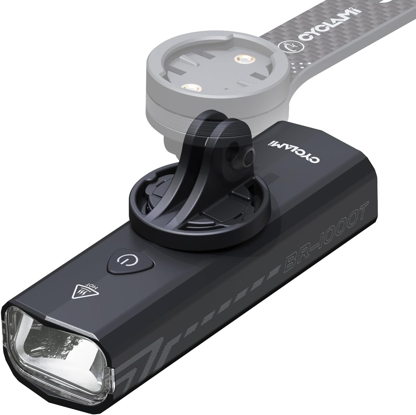 Bike Lights for Night Riding Compatible with Garmin/GoPro Mount 1000 Lumen Bright Bike Headlight Rechargeable Waterproof Aluminum Alloy Anti-Dazzling Bike Front Light for Commuter Cyclists