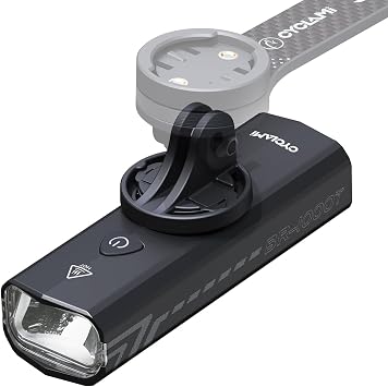 Bike Lights for Night Riding Compatible with Garmin/GoPro Mount 1000 Lumen Bright Bike Headlight Rechargeable Waterproof Aluminum Alloy Anti-Dazzling Bike Front Light for Commuter Cyclists