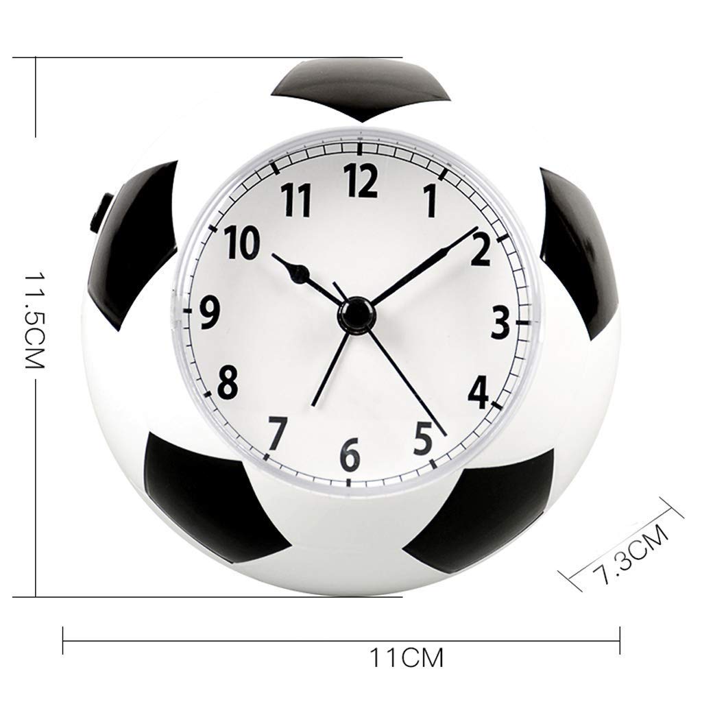 Réveil pour enfants, lumière de chambre, table de chevet, température ambiante, contrôle tactile et fonction snooze (orange)