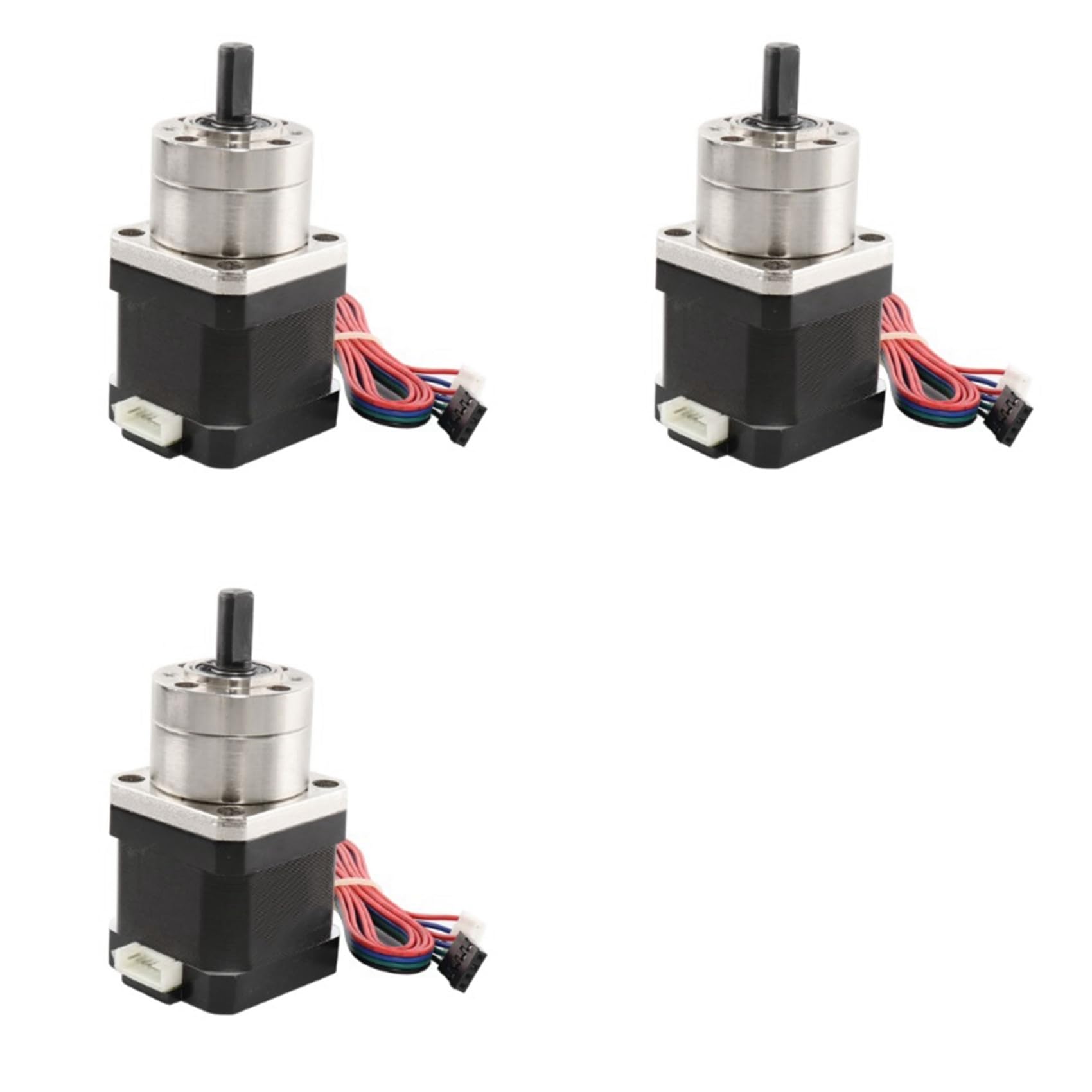3X Geared Motor -17 Geared Stepper Motor Gear Ratio 5.18:1 Planetary for 3D Printer DIY Robotics/Textile Machine