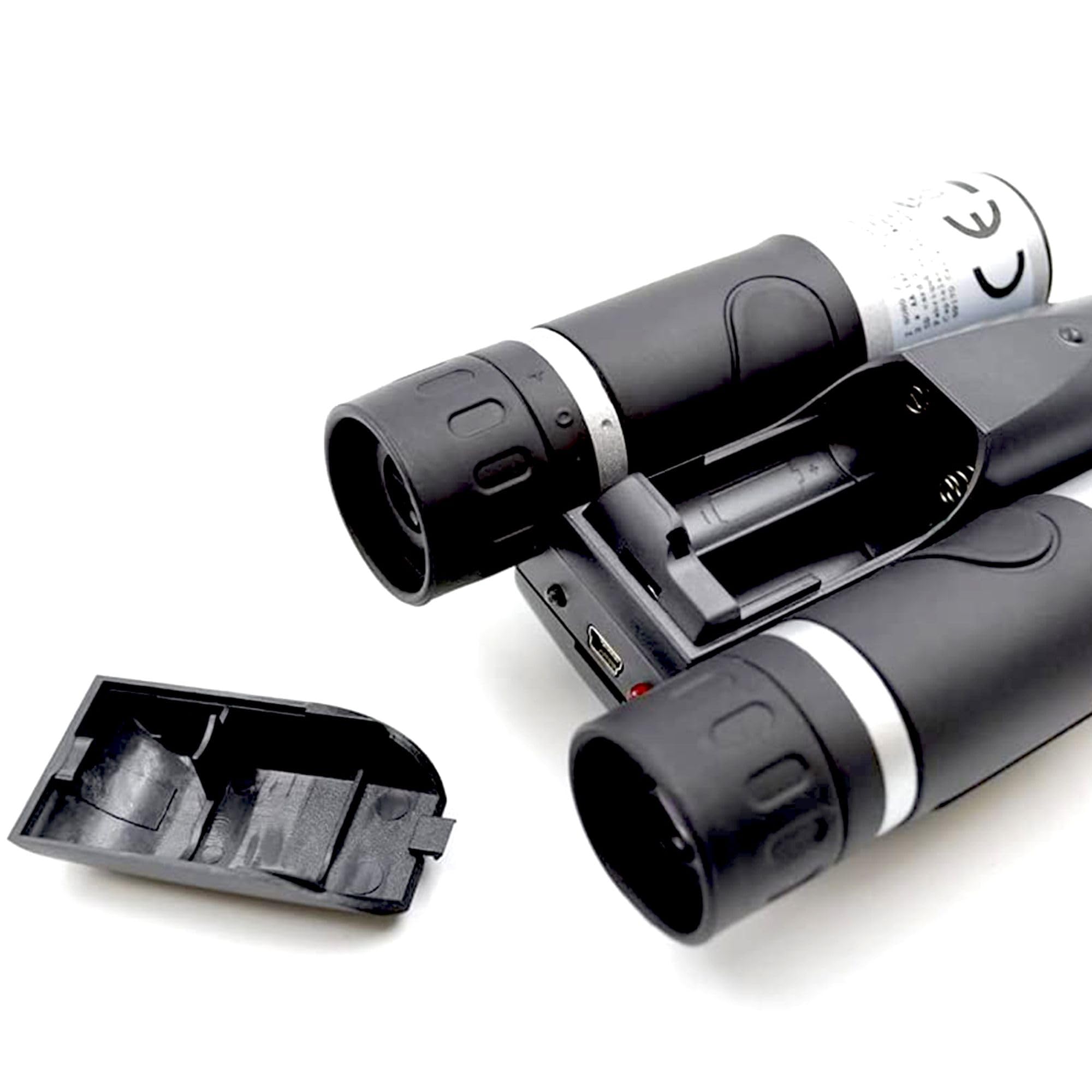 FISHTEC ® Binocolo Fotocamera Digitale – Registra foto e video – 10 x 25 – Ingrandimento x10 – Campo da 101 a 1000 m – A9 – 3 h di autonomia, porta SD/USB – Sensore digitale CMOS – Compatto – Moderno
