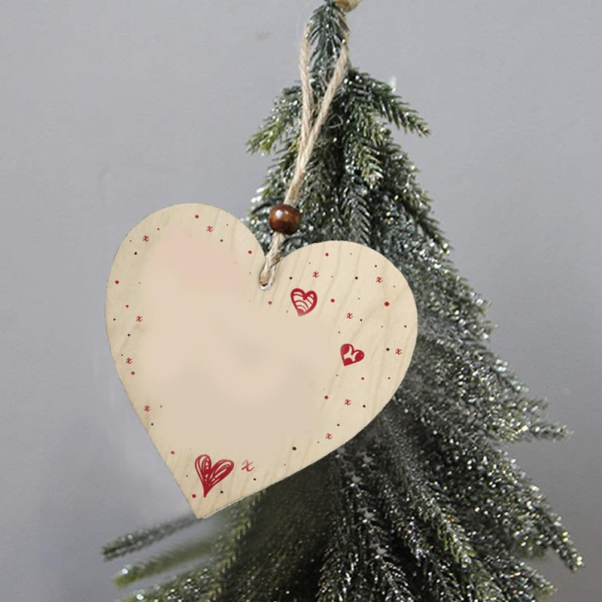 Herzförmige Holzscheiben Beige Farbe 30 Stück für Weihnachten und Thanksgiving Bastelprojekte für Selbstgemacht Kreativität und Heimdekoration
