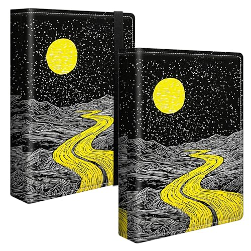 Image of Photo Album 4x6 120 Pockets Photos with Strong Elastic Band, Small Mini Albums Sheet Protector Folder for Photos, Album for Family Wedding Women Men Baby Vacation Gift, Moon Creek