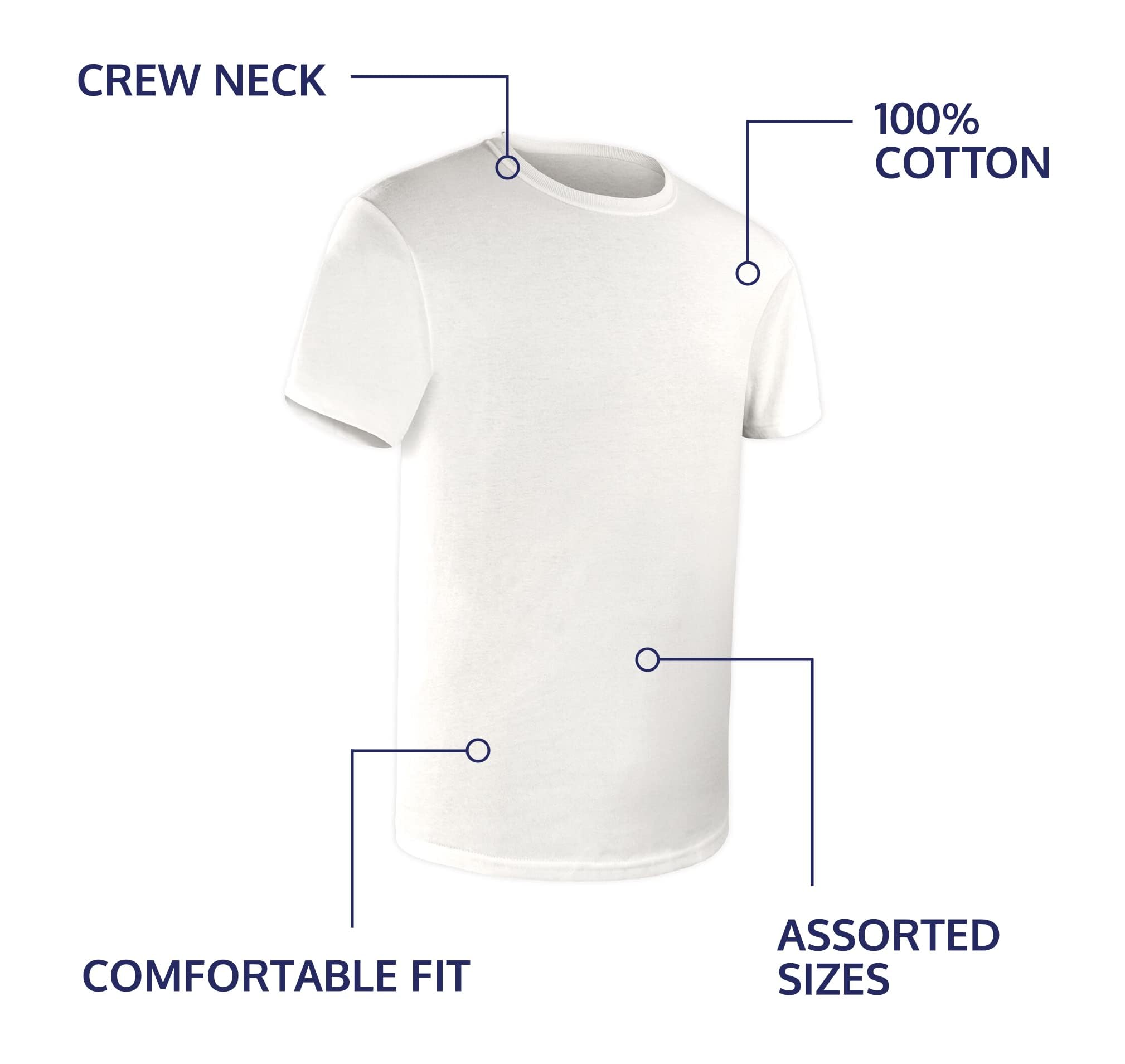 12er-Pack Kinder-T-Shirts aus Baumwolle, Großhandel, Unisex-Kinder-T-Shirts, leichte T-Shirts für Jungen und Mädchen