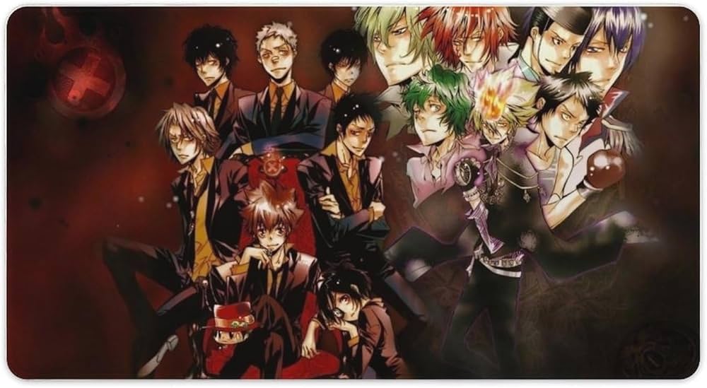 家庭教師ヒットマンREBORN!　マウスパッド8種　リボーン Amazon.co.jp：マウスパッド 大型 家庭教師ヒットマンREBORN