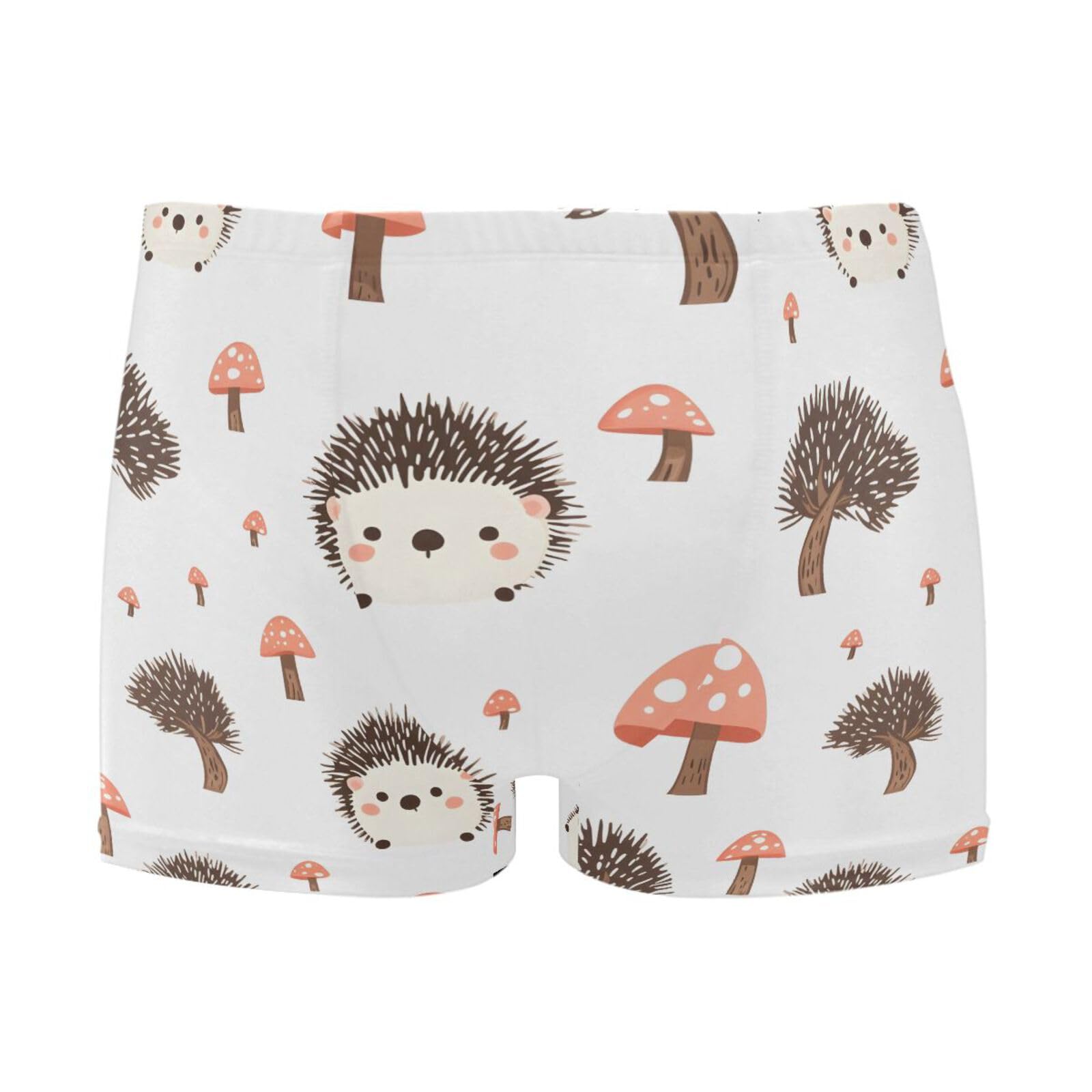 Mens Swimwear Cute Hedgehog Pattern Short Swim Trunks Square Lg Swimsuit Bathing Suits for Men L 202b9128