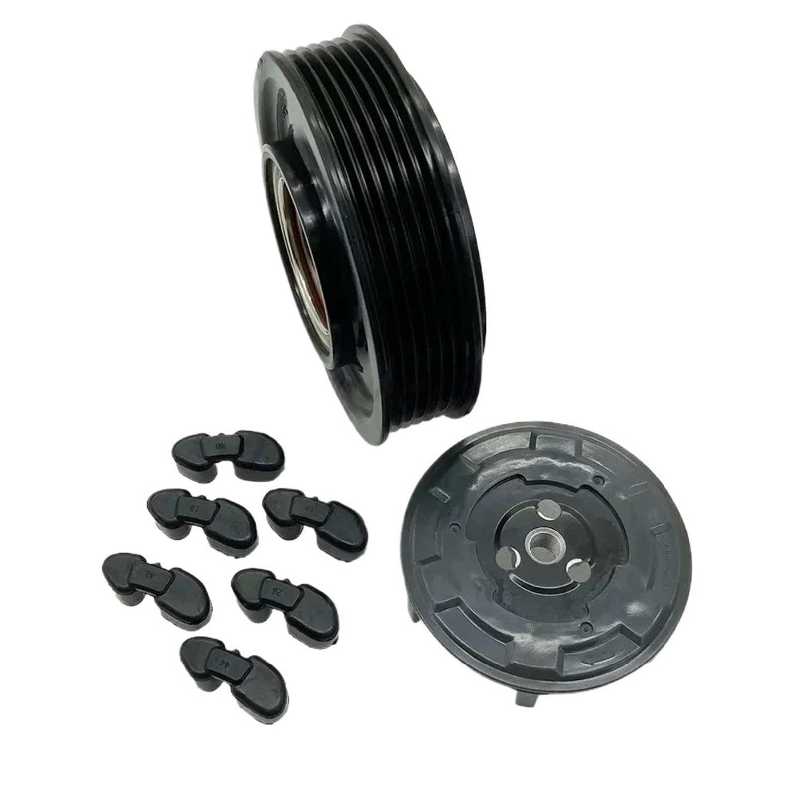 Kwez One Color Ac Compressor Clutch Kit Fit For Vw Polo Fit For Fabia Fit For Seat Cordoba Ibiza Fit For A2 1.4 6Q0820808 Ac Compressor Clutch Pulley