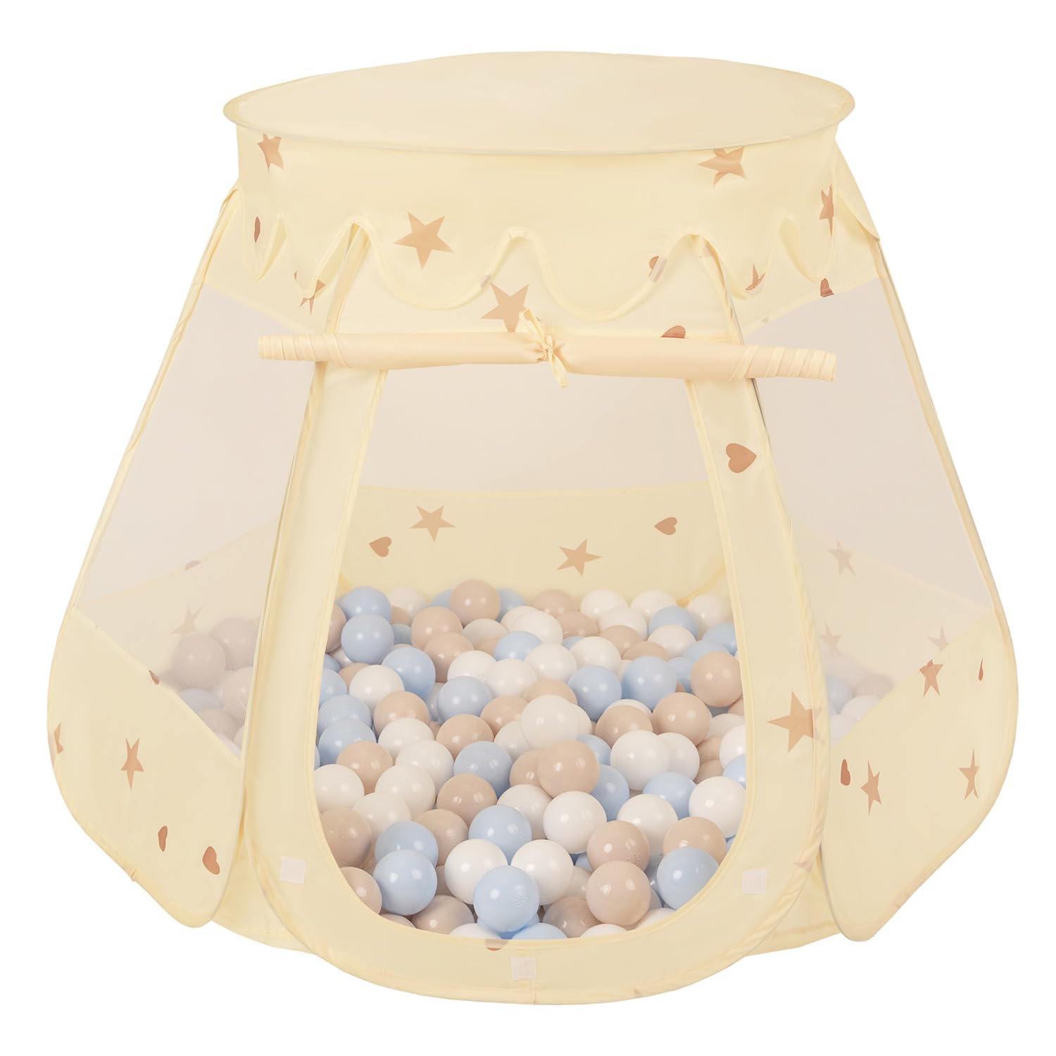 Selonis Play Tent For Kids Castle Baby Playhouse For Children 105X90cm/100 Balls 7Cm Pop Up Perfect For Indoor And Outdoor Easy Set Up