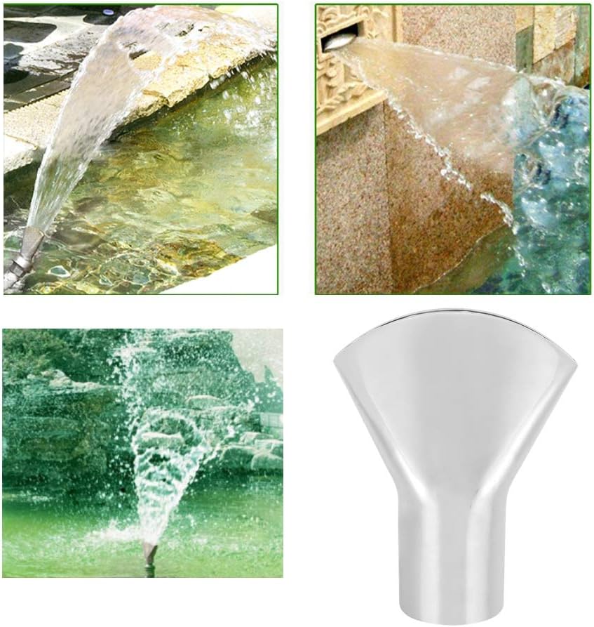 Valentine's Day Carnival Directional Fan-Shaped Fountain Nozzle Female Thread Landscape Spray Head for SPA Swimming Pool - for Garden Pond, Amusement Park, Museum, Library(G1-1 Nozzle (Size : G