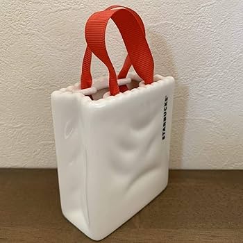 日本未発売　4個セット　スターバックス ショッパー　オーナメント　陶器 日本未発売 4個セット スターバックス ショッパー オーナメント 陶器