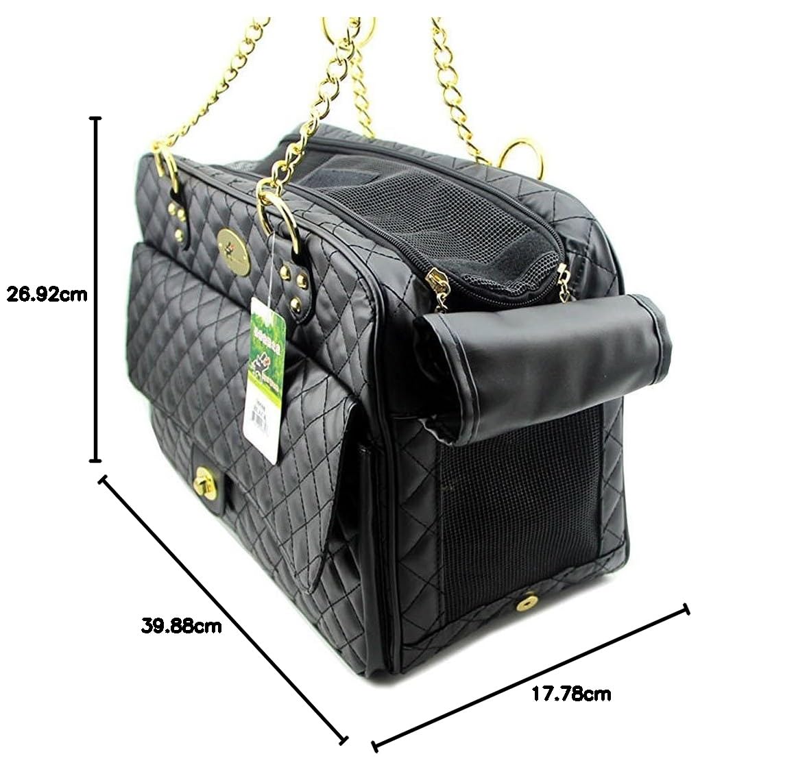 Bolsa de Transporte Perros Gatos Mascotas con doppi manici a Catena PBB03