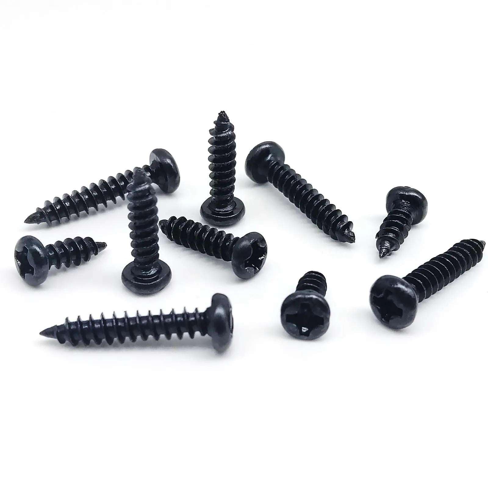 M1 M1.2 M1.4 M1.7 M2 M2.6 M3 M4 Mini Micro Cross Phillips Round Pan Head Self Tapping Wood Screw Set Kit
