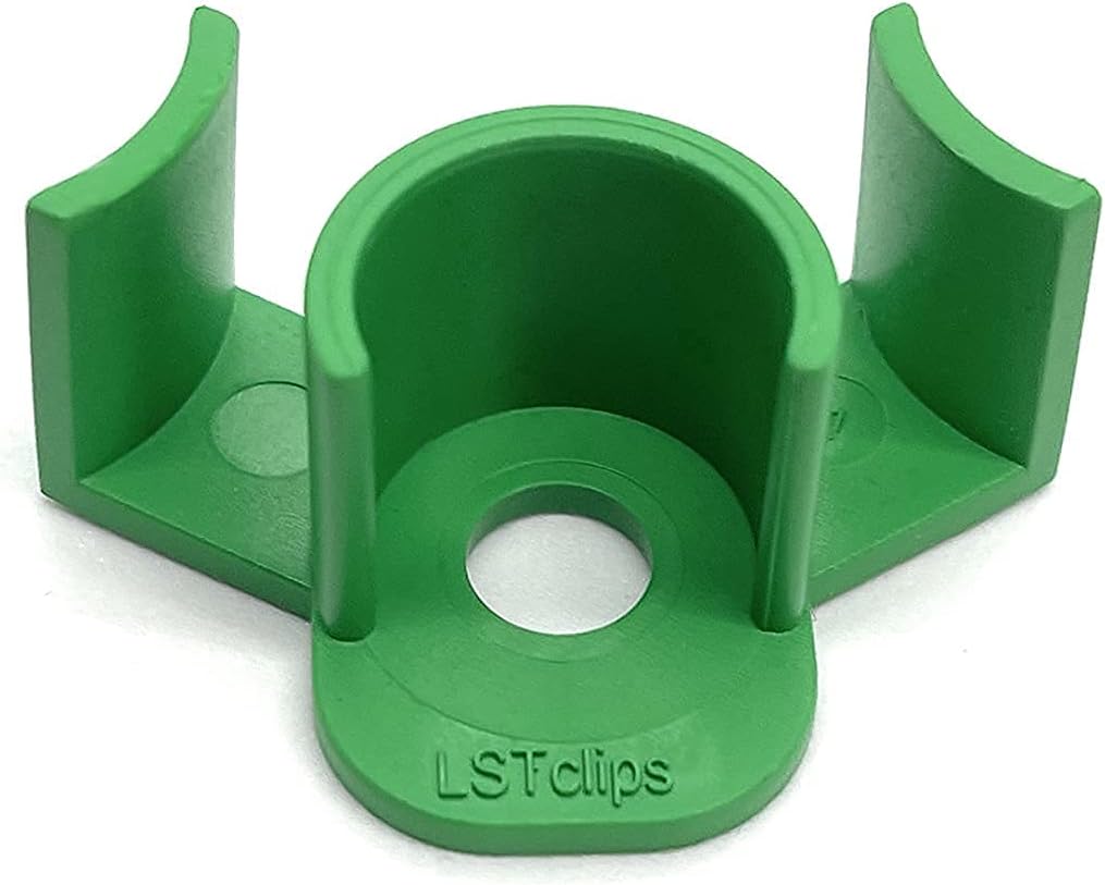 AirTech Home AutomationPlant Training Clips, LST Clips for Low Stress Training Plant Stem Support, 90 Degree Angle Plant Clips, Made in California USA, 30pk Green